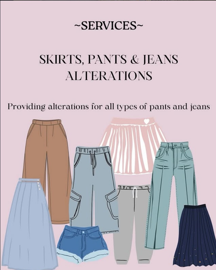 Skirts pants and jeans alterations